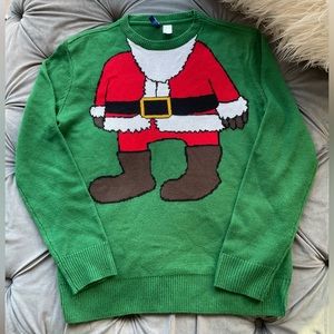 H&M Santa Clause Ugly Christmas Sweater
